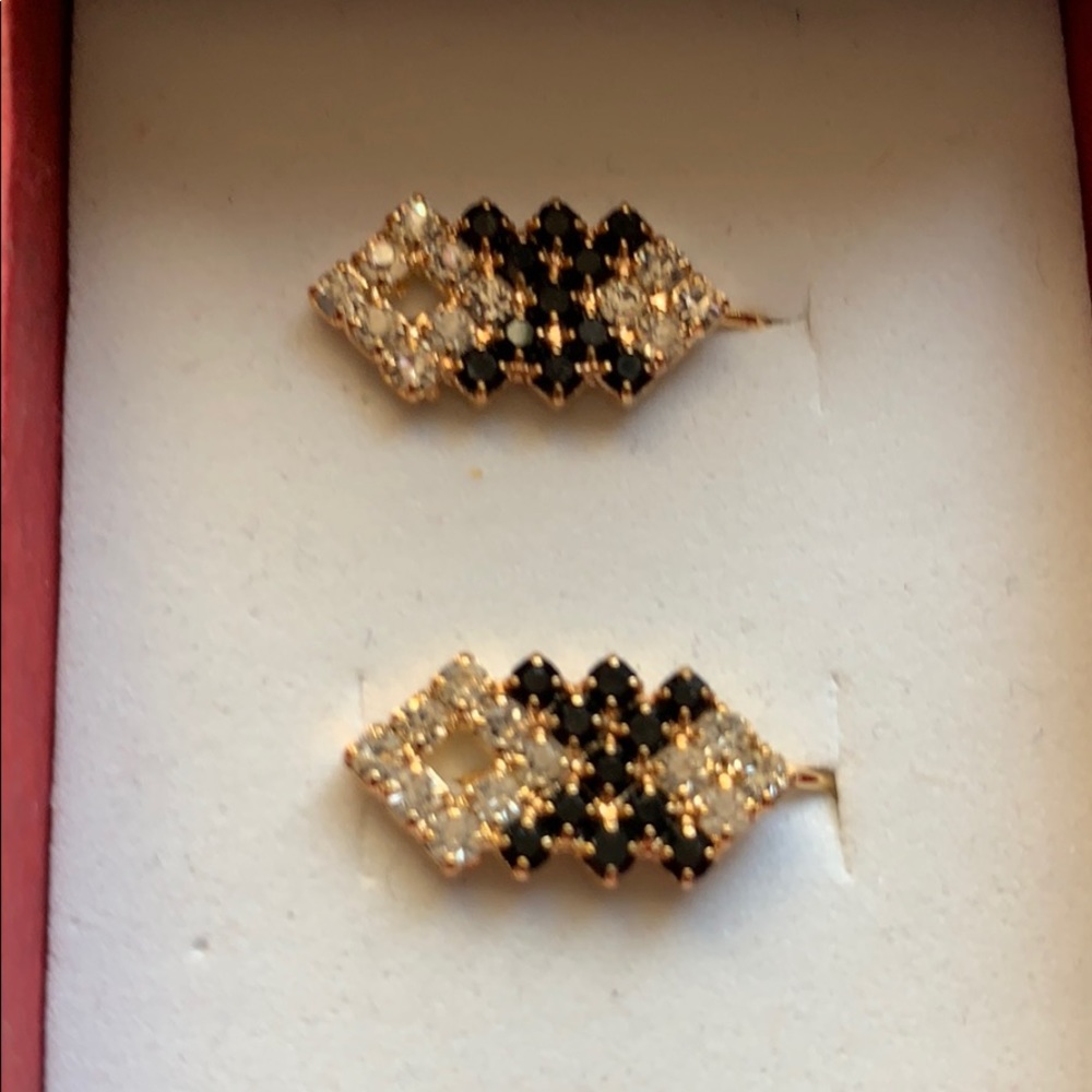 Swarovski Huggie earrings in gift box
